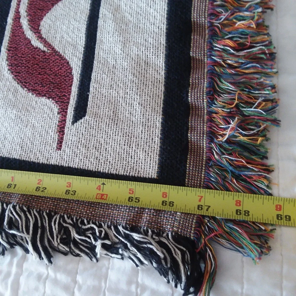 Holland's United Methodist‎ Church Tapestry Throw Blanket Established 1812 69x51